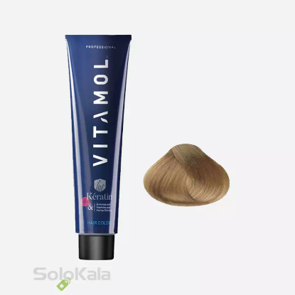 رنگ مو طبیعی بلوند روشن شماره 8 ویتامول