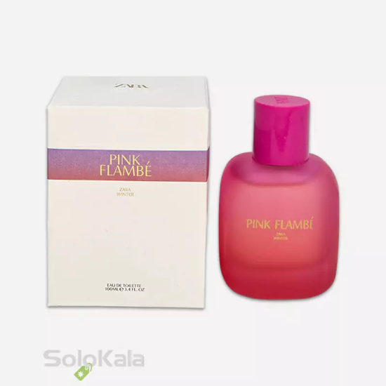ادکلن زنانه زارا مدل Pink Flambe حجم 100 میل