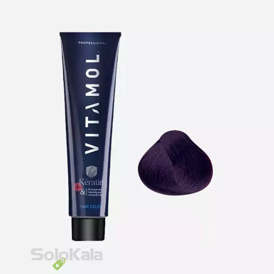 رنگ مو شرابی خیلی تیره شماره 3.20 ویتامول