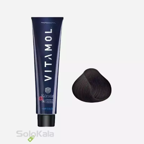 رنگ مو قهوه ای دودی شماره 4.1 ویتامول