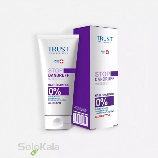 شامپو تخصصی ضد شوره مقاوم تراست مناسب موهای چرب