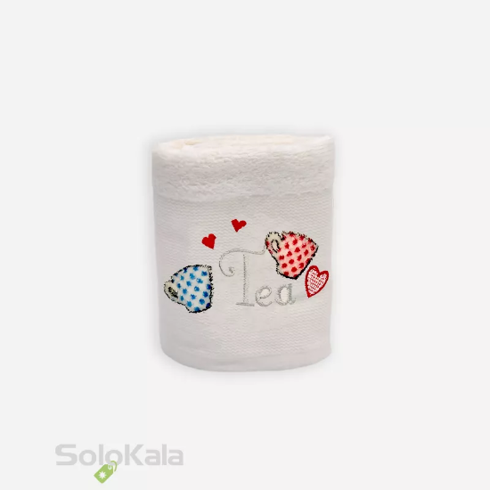 پک سه تایی حوله بامبو گل برجسته تاچ مدل کاپ