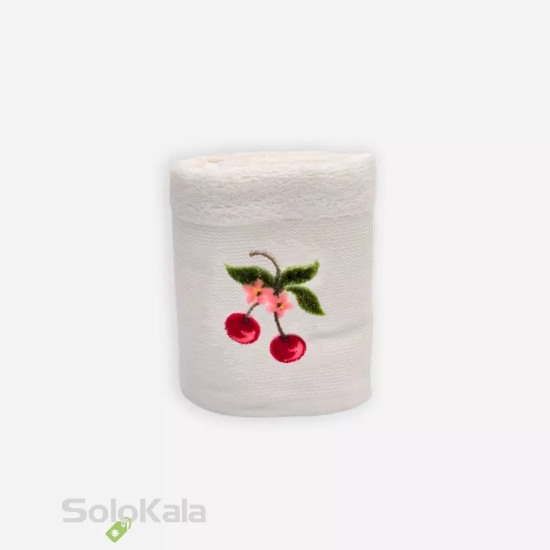 پک سه تایی حوله بامبو گل برجسته تاچ مدل میوه