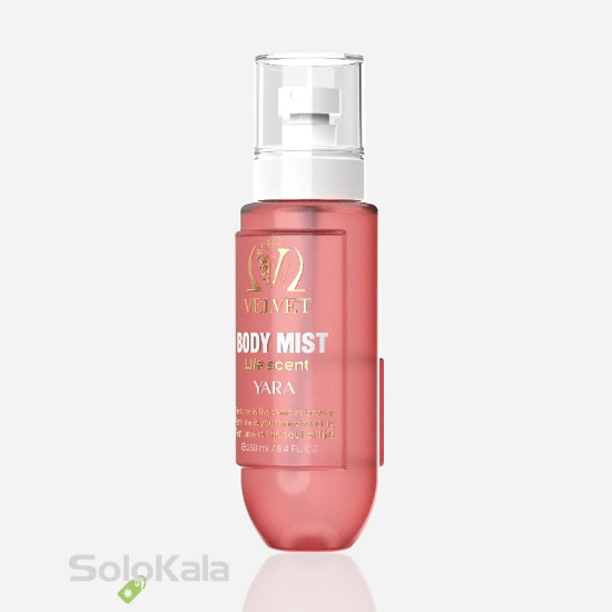 بادی میست زنانه ولوت مدل YARA حجم 250 میل